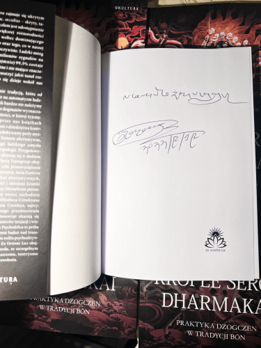 Krople serca z autografem