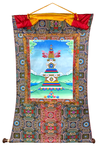 Tangka stupa Bon